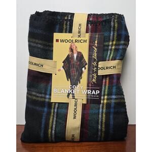 Woolrich Cozy Blanket Wrap Bristol Tartan Plaid
